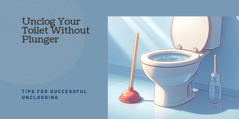 Tips for Unclog Your Toilet without Plunger Successfully