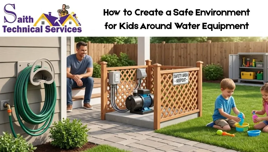 How to Create a Safe Environment for Kids Around Water Equipment