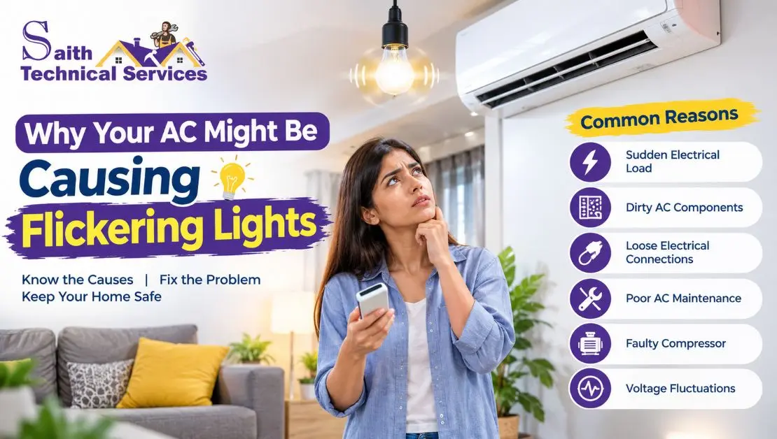 Why Your AC Might Be Causing Flickering Lights Why Your AC Might Be Causing Flickering Lights